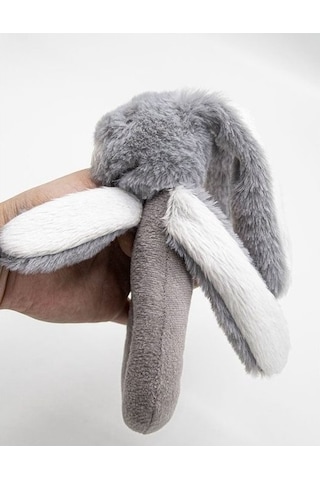 Tutmalı Peluş Mini Tavşan 842 Gri