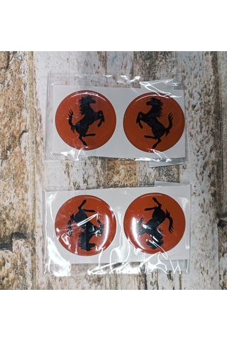Ferrari Sticker Slikonlu 4x Yeni Model V4