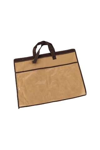 Pazly Yerden Yastık Tote Suntek Saklama Kahve Fermuarlı Çantası Çanta Bq Diğer