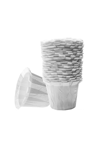 Ruicoo Yeniden Kullanılabilir K-cup İçin 100'lü Paket Çevre Dostu Kahve Filtre Kağıdı - Pratik Ve Kolay Beyaz