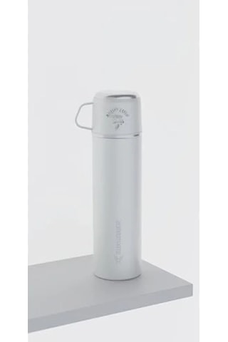500 Ml Kapasiteli Çelik Termos, Sızdırmaz Tasarım İle Açık Beyaz