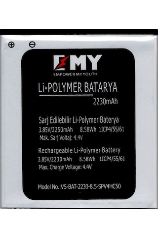 Vestel Venus 5000 Uyumlu Emy Batarya