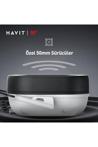 Gamenote H2033d Mikrofonlu 50mm Speaker Gaming Kulaklık 3.5mm Jack Siyah