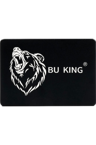 Bu Kıng Ssd2.5 İnç Black Bear Uyumluluk Hız İletimi Ve Kaya Gibi Sağlam Güvenilirlik Yüksek Kaliteli Bellek Yongaları Siyah 60 Gb