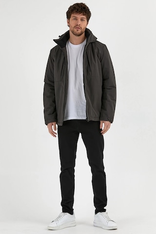 Erkek H Winter Jacket M - Antrasit Siyah