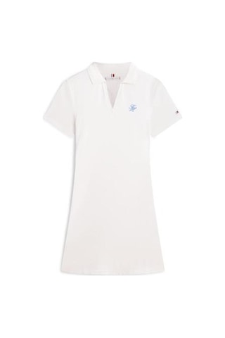 Th Scrıpt Open-nk Polo Drs BEYAZ