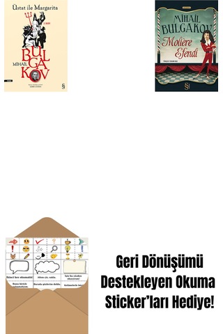 Üstat İle Margarita + Moliere Efendi + Okuma Sticker'ları