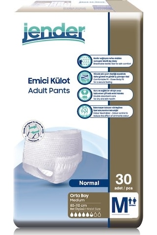 Jender Emici Külot Hasta Bezi M 30'Lu
