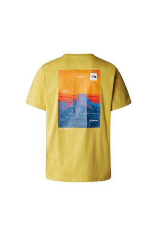 The North Face M Foundation Heatgraphic Tee Erkek T-shirt-28155-sarı Sarı