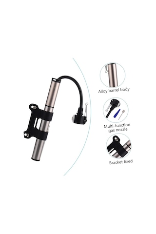Forte Gt Bisiklet Pompası 120 Psi Gümüş Xbyc 9019
