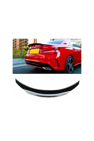 Autogp Mercedes Cla W117 Psm Bagaj Üstü Spoiler Pianoblack Boyalı 2013 / 2018 Agp-bgz-sp-145423