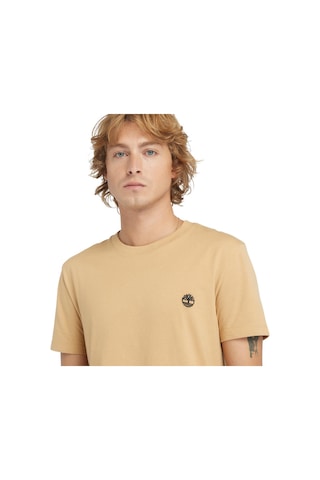 Timberland Dunstan River Crew Erkek Bej Yuvarlak Yaka Tişört Bej