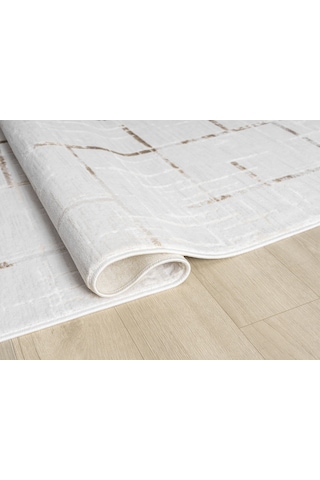 Mariesse Home Aspendos Akrilik Dokuma Salon Mutfak Koridor Kesme Yolluk Dokuma Makine Halısı 5118-kahve