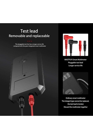 Agoodshop Dijital Multimetre 6000 Sayım Gerçek Ac/dc Ampermetre Voltmetre