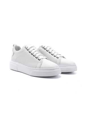 Gönderi(R) Erkek Beyaz Bağcıklı Hakiki Deri Sneaker Ddma83531875 Beyaz