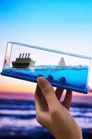 Mobee Batmayan Aşk Gemisi Titanik Batmayan Gemi Akvaryum Hediyelik Batmayan Gemi