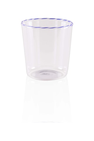 The Mia Borosilikat Su Bardağı Mavi 320 Ml Brd0131 Çok Renkli