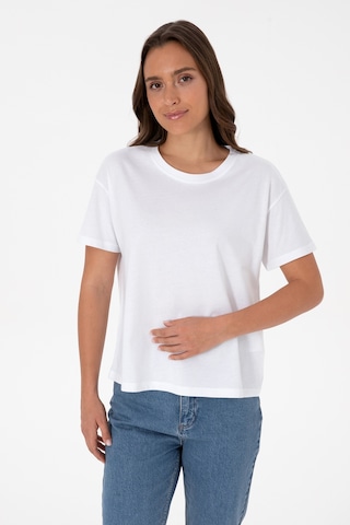 U.s. Polo Assn. Kadın Beyaz Tişört 50320031-vr013 Beyaz
