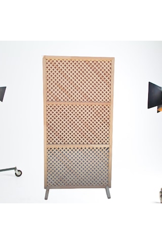 ahşap paravan seperatör 100*190