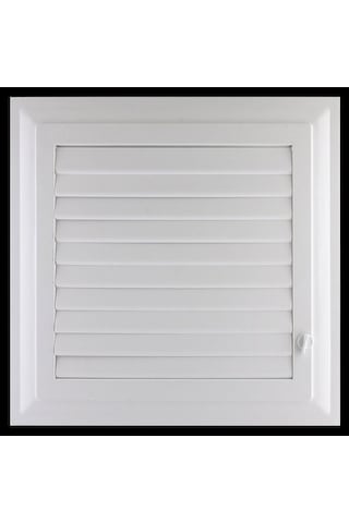 Badem10 Menfez Banyo Wc Tuvalet Havalandırma Plastik Panjur Beyaz 45x55 Cm