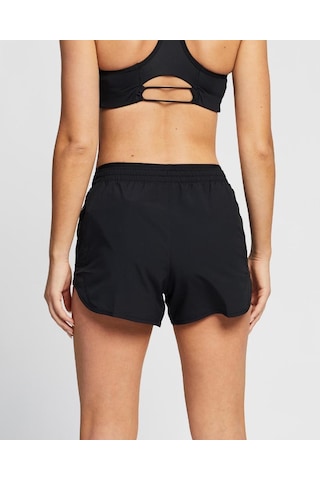 Tempo Luxe 3 Inch Running Shorts Siyah Fermuarlı Cepli Kısa Koşu Şortu Siyah