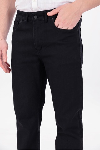 Blayn Jeans Erkek Gri Regular Fit Düz Paça Esnek Denim Kot Pantolon Günlük Mat Siyah