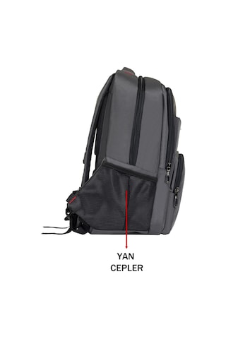 Case Club Dada 13 Günlük Okul Sırt Çantası Ortopedik 15.6 İnç Usb Girişli Gri