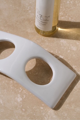 The White Company Morston Şişe Kemeri, Şık Banyo Düzenleyici Aynalar Ve Banyo Aksesuarları Beyaz