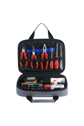 Elektronik El Takım Çantası S - Kompakt, 17 Bölmeli, Suya Dayanıklı İmpertex Keten