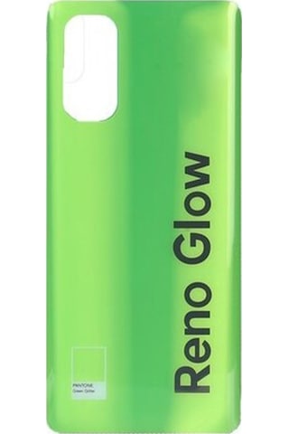 Teknonet Oppo Reno 4 Uyumlu Batarya Kapağı - Beyaz Beyaz