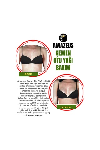 Amazeus Çemen Otu Yağı %100 Saf Ve Doğal Besleyici Etki 20 Ml / 0.7 Fl Oz