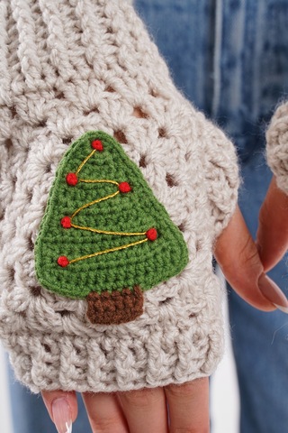 Daphniadelfion Pine Tree Eldiven Çok Renkli