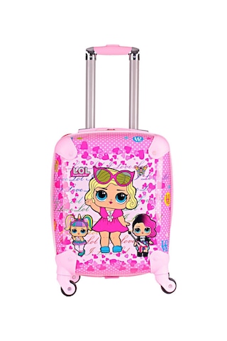 Nishev.com Evini Sev Lol Woman Kız Çocuk Valizi Pembe Pembe