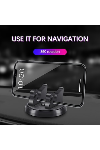 R-2017 Araba Cep Telefonu Tutucu 360 Derece Dönebilen Kuğu Standı Plakalı