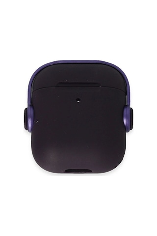Apple Airpods 2 2.nesil Cool Kılıf - Derin Mor Çok Renkli