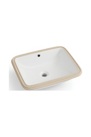 Turavit Hilton Kare Tezgâh Altı Lavabo 41x52 Cm 5027 Diğer