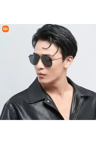 Xiaomi Mijia Nylon Pro Aviator Polarize Güneş Gözlüğü Uv400 Sus304 Paslanmaz Çelik Çerçeve 22gr 8 Katmanlı Oar Anti-reflektif Film Siyah