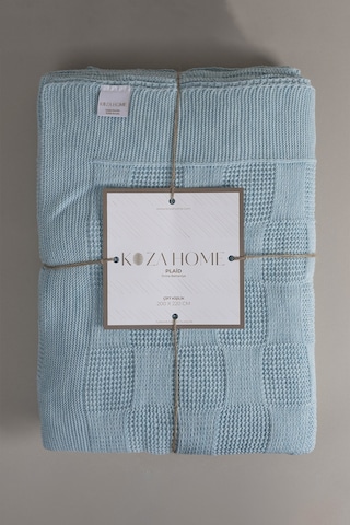 Plaid Mavi Çift Kişilik Battaniye 200x220 15020 Mavi