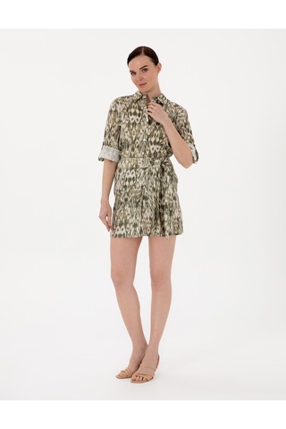 Pierre Cardin Kadın Haki Etek Dokuma 50301233-vr027 Haki