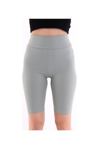 Self Clothing Kadın Mint Yeşil Yüksek Bel Fitilli Dayanıklı Örme Kumaş Toparlay (548212925)