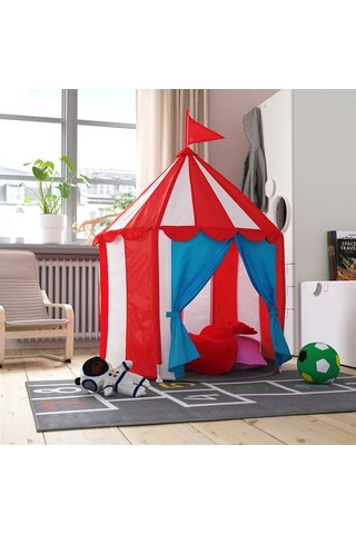 Ikea Cırkustält Çadır, Kırmızı-beyaz, 100 Cm