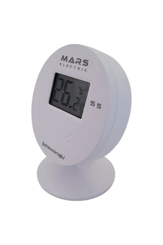 Mars S5 Beyaz Kablosuz Oda Termostadı