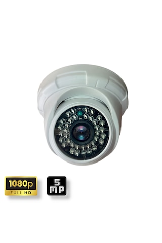 6 Kameralı Set Yapay Zeka Özellikli Gece Görüşlü 5 Mp Sony Lensli Fullhd İç Mekan Güvenlik Kamerası Seti D136b-9008