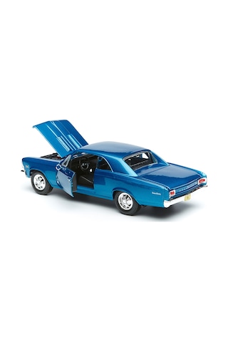 Maisto 1/24 1966 Model Chevrolet Chevelle Ss 396 Mavi