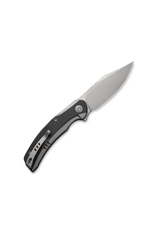 We Knife Snick Titanium Grey G10 Black Kamp Çakı Siyah