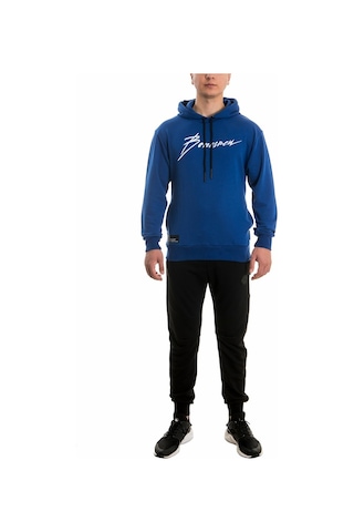 Bonesmen Erkek Kapüşonlu Sweatshirt (463018108) Saks Mavi
