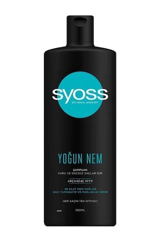 Syoss Yoğun Nem Şampuanı 3 x 500 ML