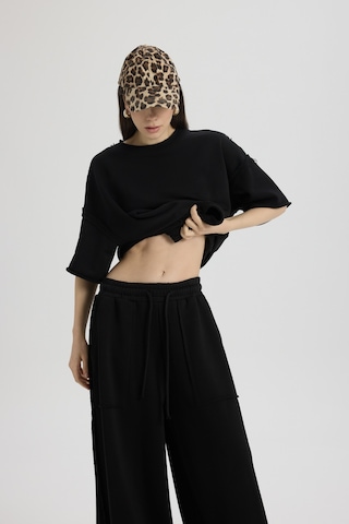 Mai Studios Co. Flex Siyah Oversize T-shirt Eşofman Takım Siyah
