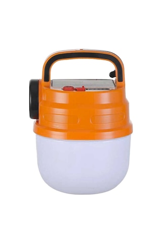 Powermaster Hb-v70 Çift Işıklı 6 Modlu El Feneri+5 Kademe 50 Watt Şarj Edilebilir Kamp Feneri Çok Renkli