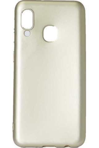 Samsung Uyumlu Galaxy A20e Kılıf Zore Premier Silikon Kapak Gold